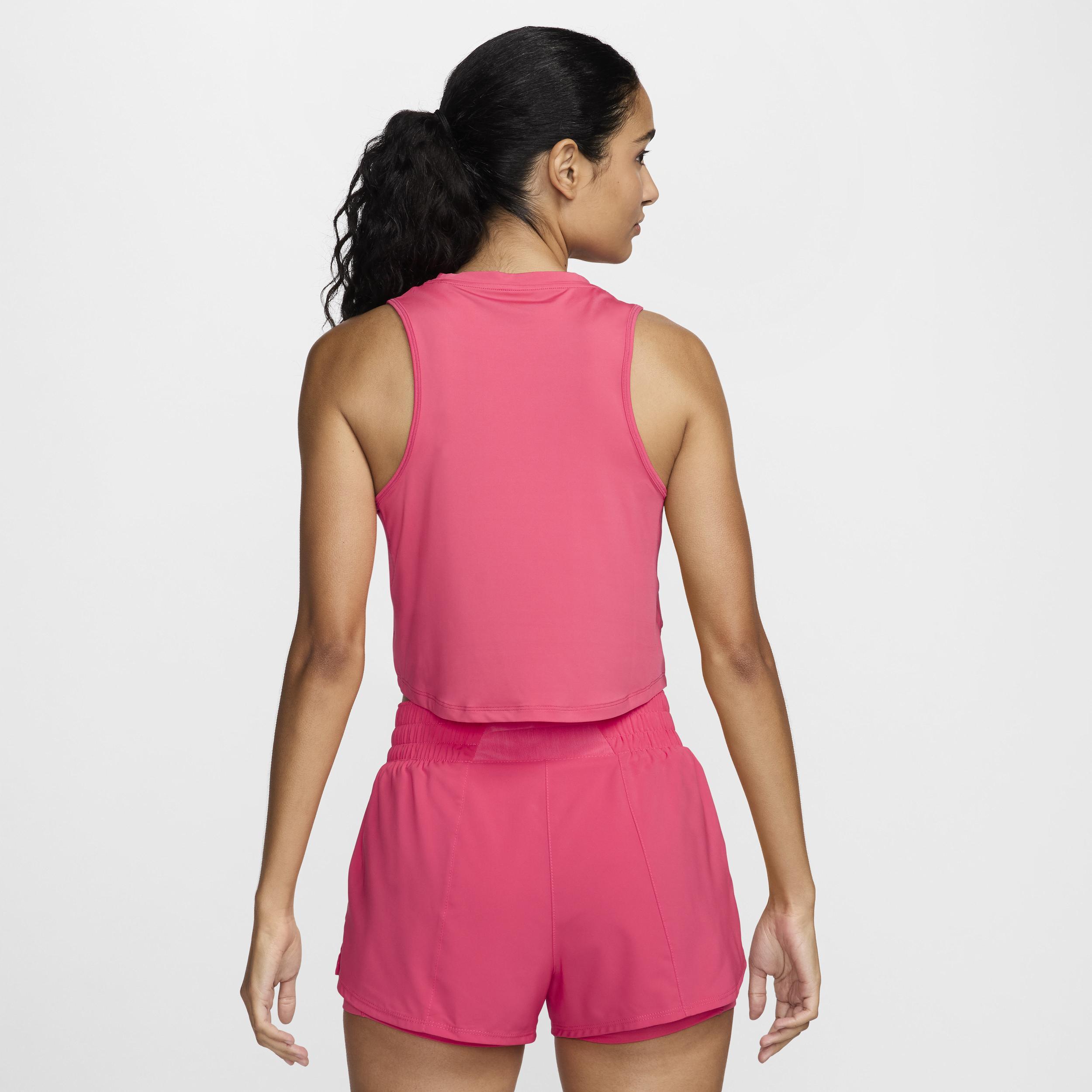 Nike Womens One Classic Dri-FIT Cropped Tank Top Product Image