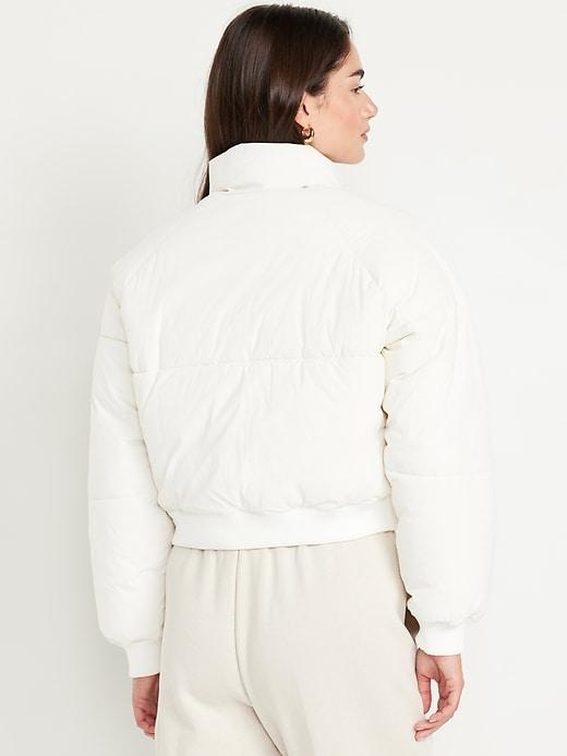 Oversized Crop Puffer Jacket Product Image