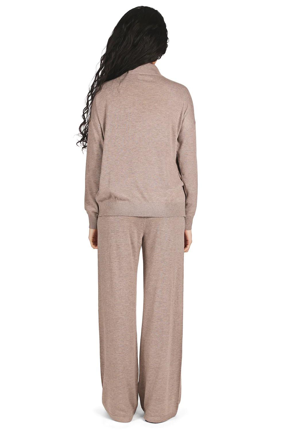 TURTLENECK SWEATER KNIT PANT SET Product Image