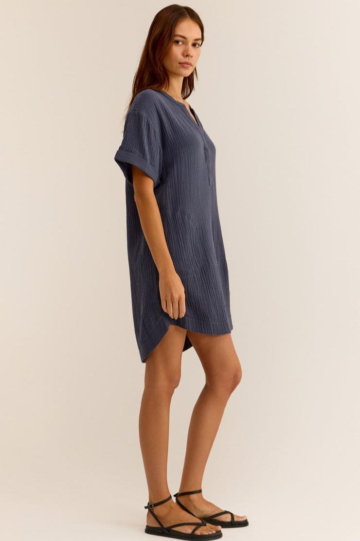 TALIA GAUZE MINI DRESS Product Image