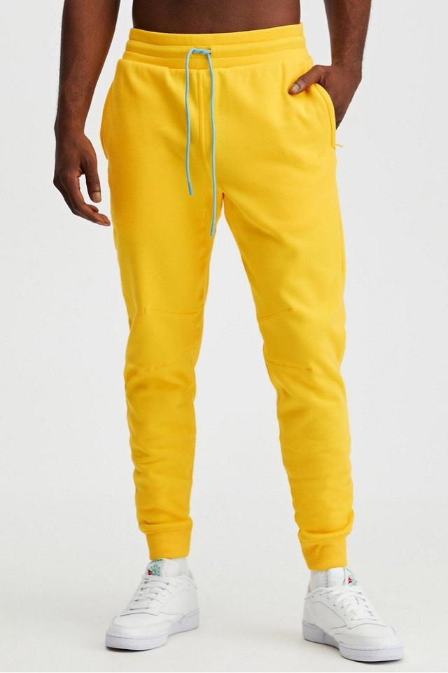 Fabletics Men The Go-To Jogger male Vintage Yellow Size XL Product Image