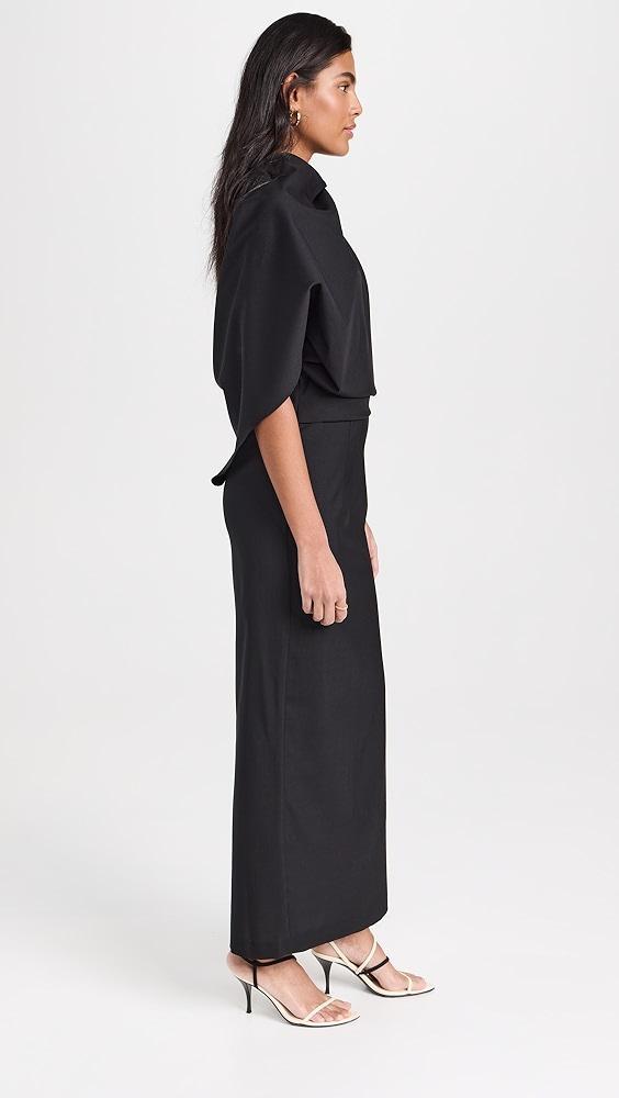 Róhe Occasion Dress with Open Back | Shopbop Product Image