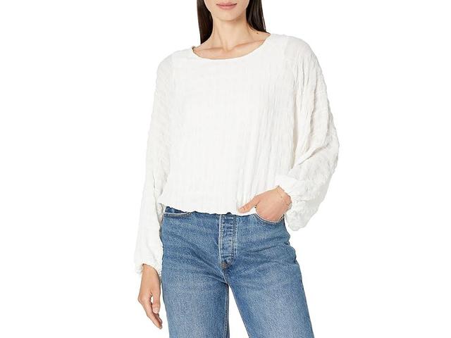 Karen Kane Lantern Sleeve Top (Off Women's Clothing Product Image