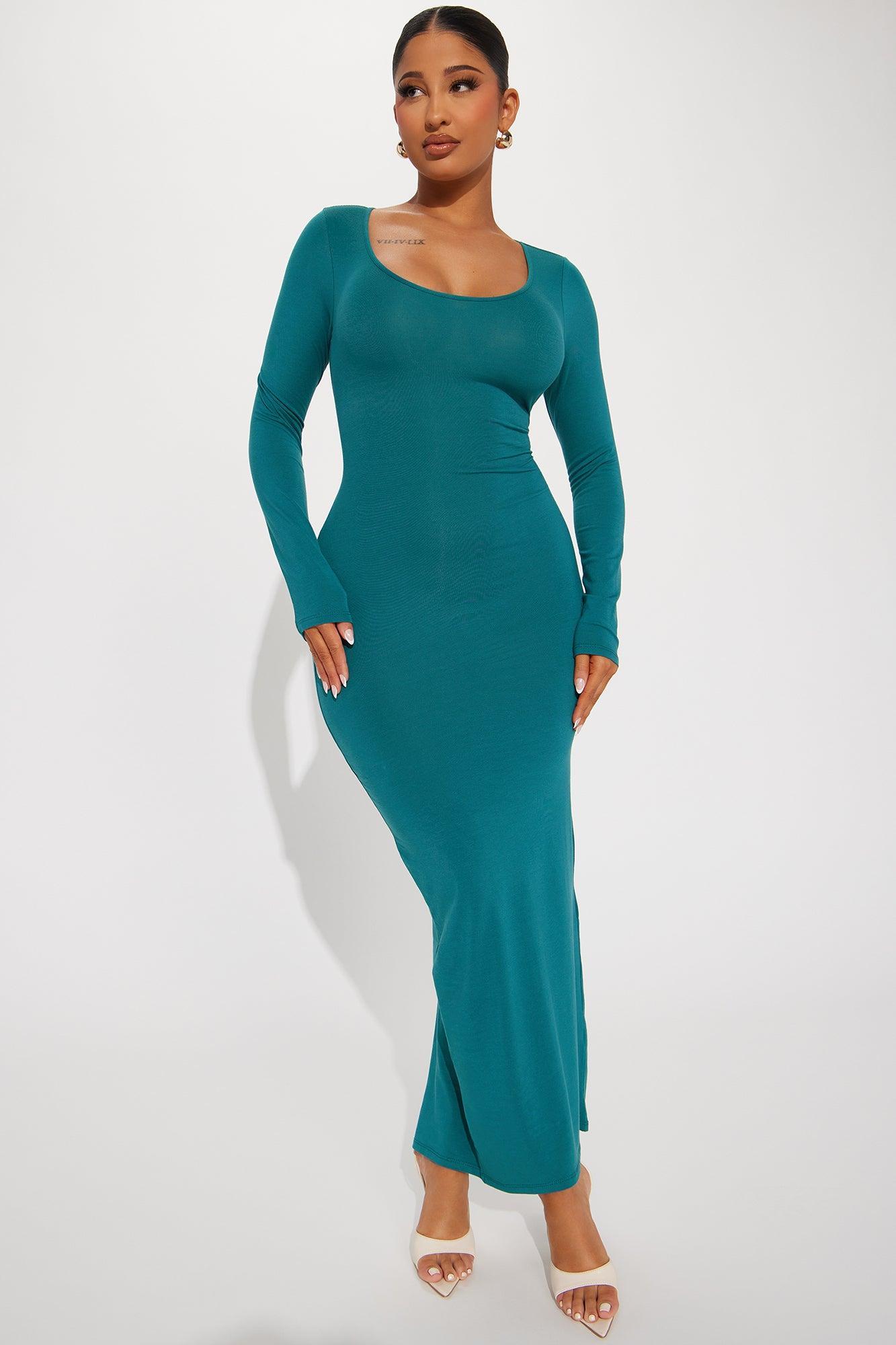 Bailey Cotton Maxi Dress - Teal product image