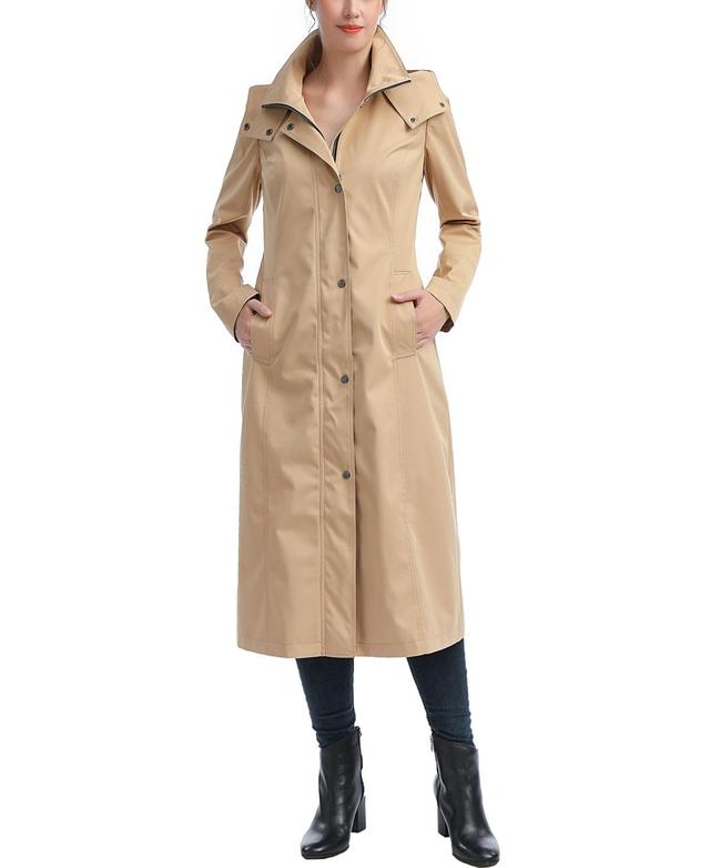 Womens Brooke Water Resistant Hooded Long Coat Product Image