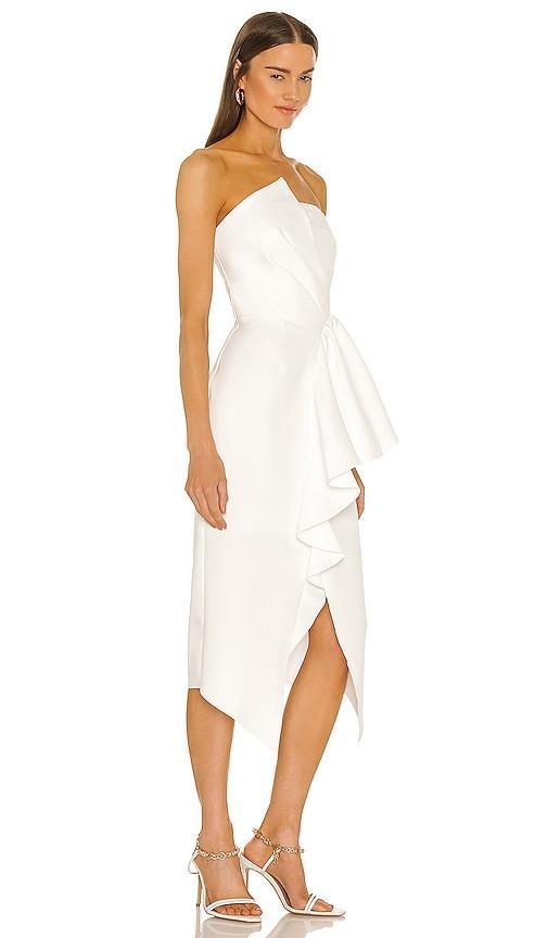 Elliatt Reception Cascade Ruffle Strapless Cocktail Dress Product Image