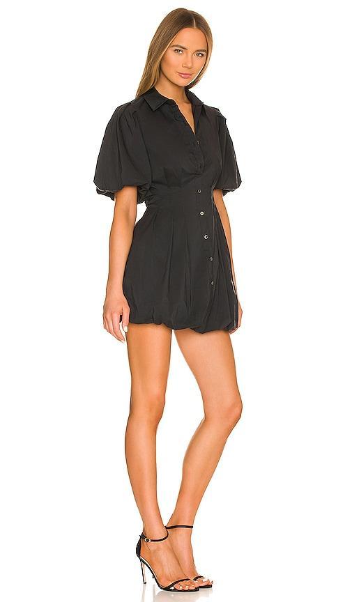 Womens Cleo Puff-Sleeve Pintuck Minidress Product Image