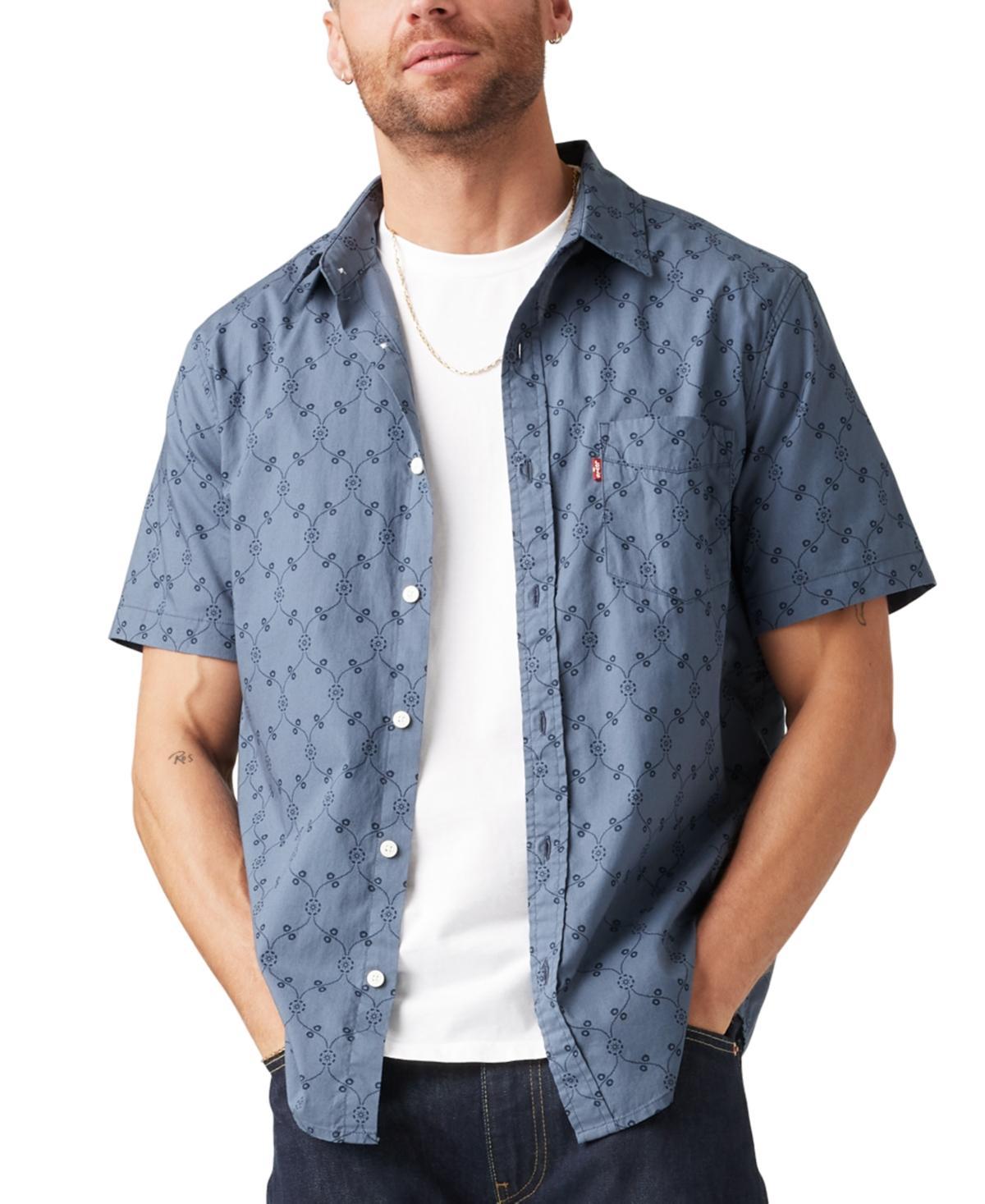 Levis Mens Classic 1 Pocket Short Sleeve Regular Fit Shirt Product Image