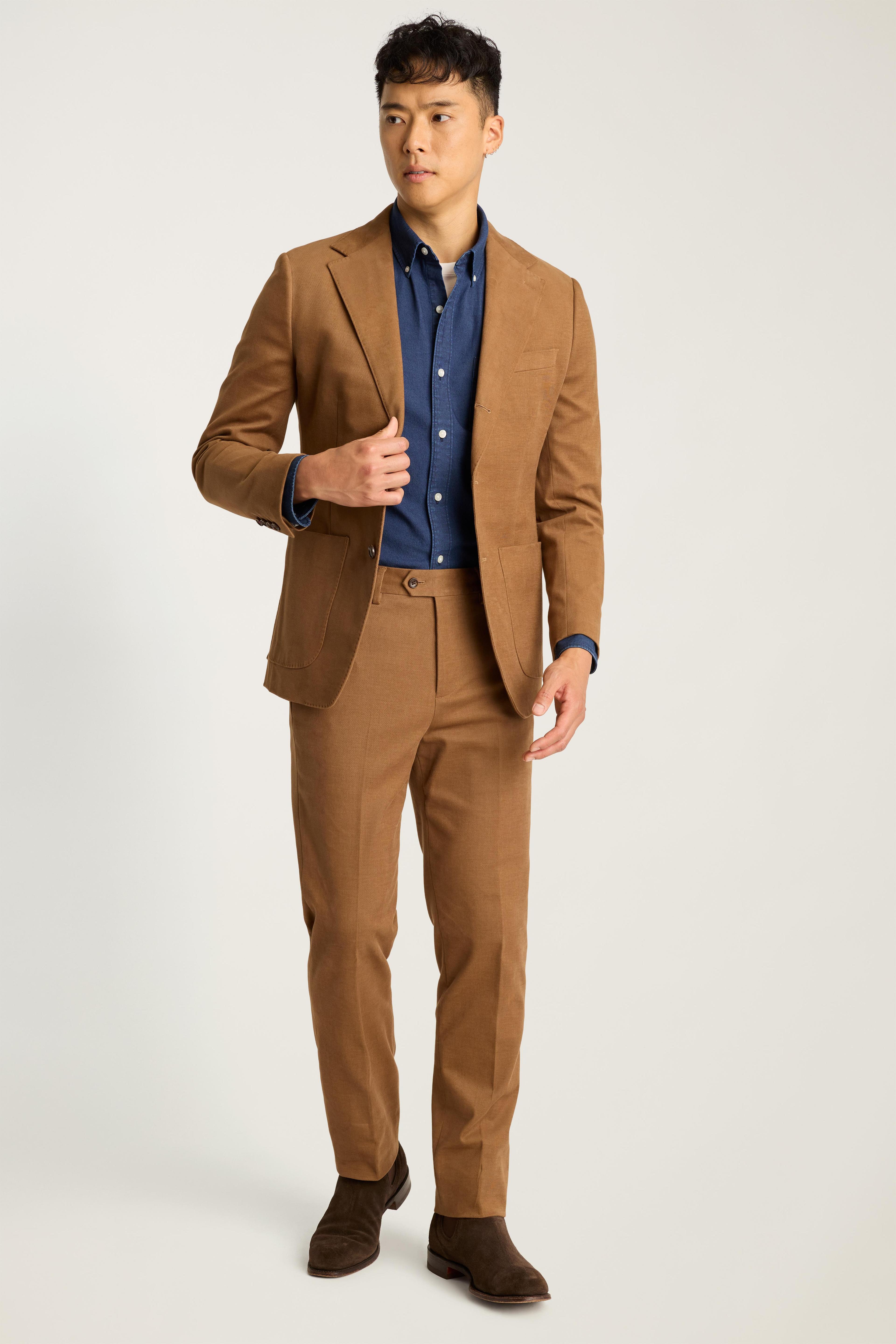 Jetsetter Italian Brushed Cotton Blazer Product Image