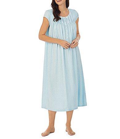 Eileen West Cap Sleeve Ballet Gown (Wild Flower) Women's Pajama Product Image