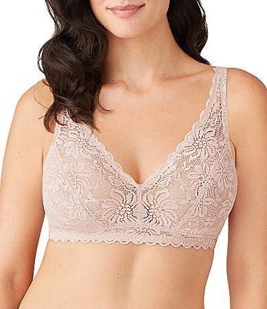 Wacoal Womens Soft Sense Lace Mesh Bralette 810334 Product Image