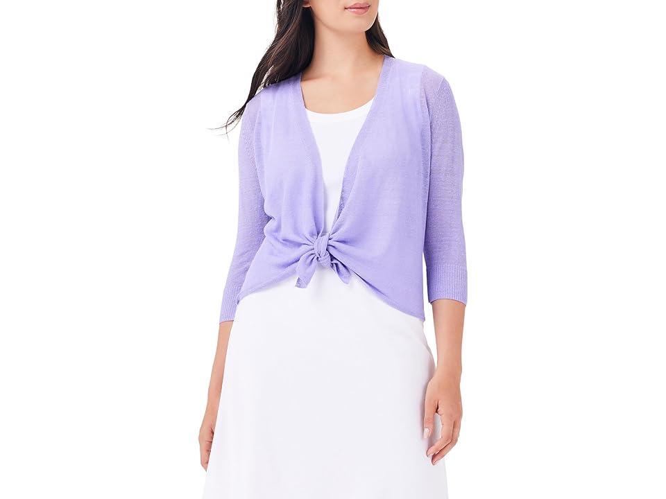 NIC+ZOE 4-Way Cardigan (Lavender) Women's Sweater Product Image