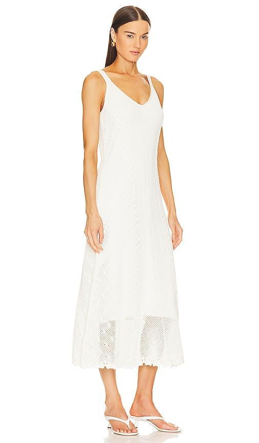 Womens Macram Sleeveless Midi-Dress Product Image