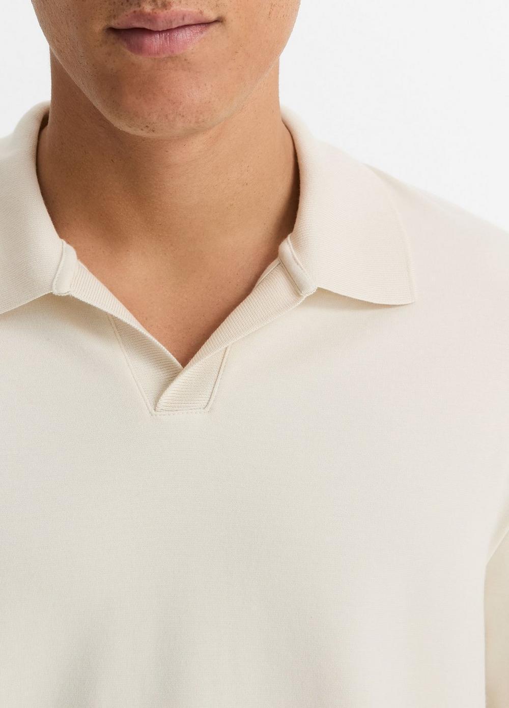 Milano Pima Cotton-Blend Johnny-Collar Shirt Product Image