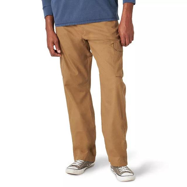 Mens Wrangler Relaxed-Fit Ripstop Cargo Pants Med Brown Product Image