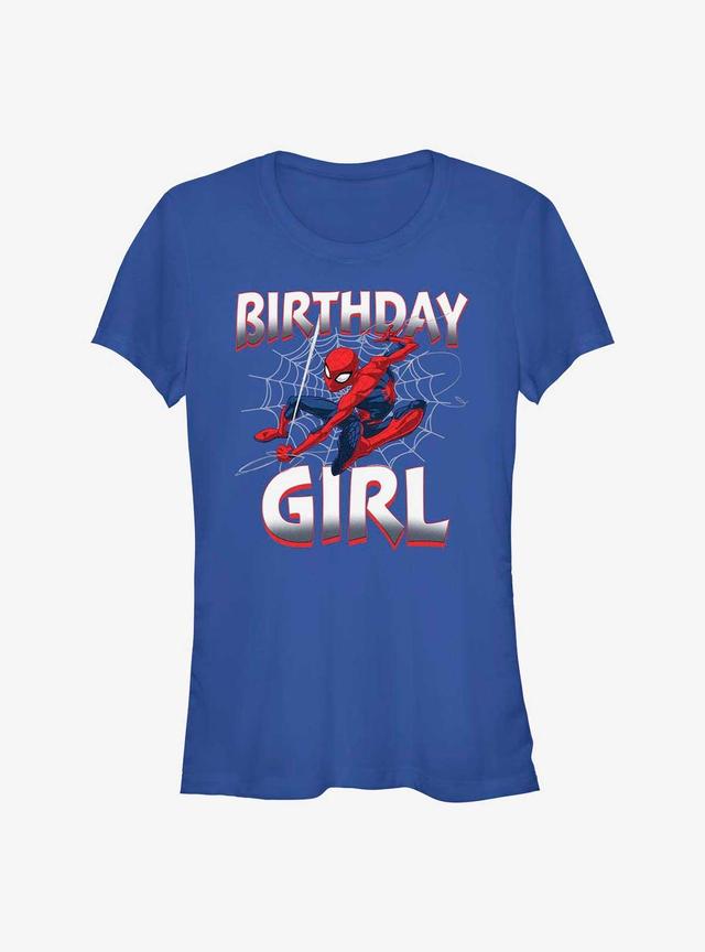 Marvel Spider-Man Web Birthday Girl Girls T-Shirt Product Image