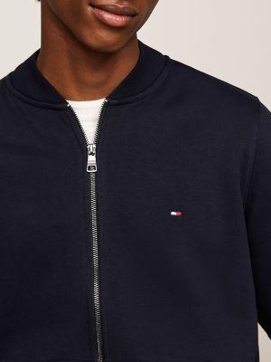 Baseball Collar Zip Sweatshirt Product Image