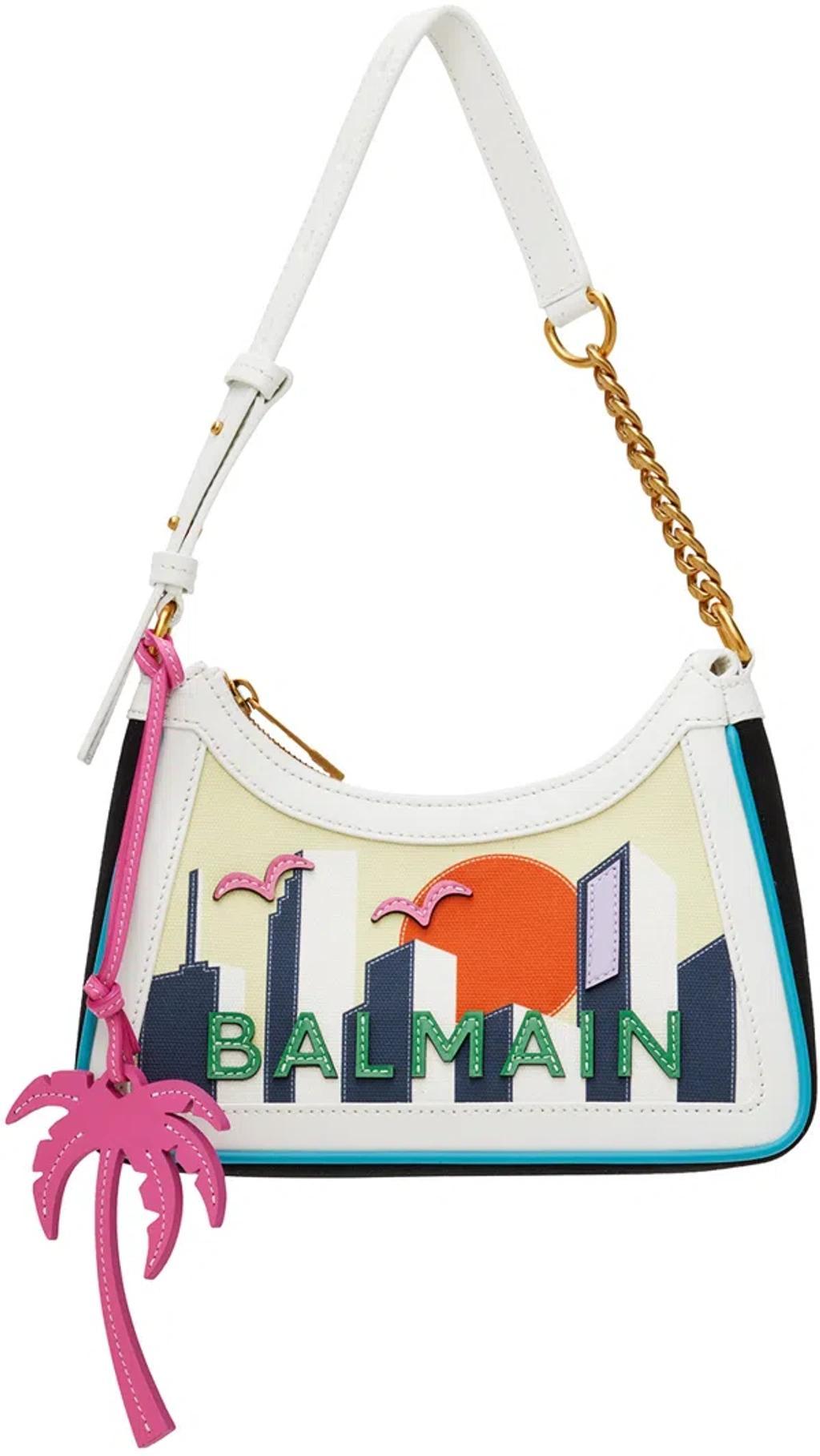 BALMAIN Multicolor B-army Shoulder Bag In Aaa Multicolore Product Image