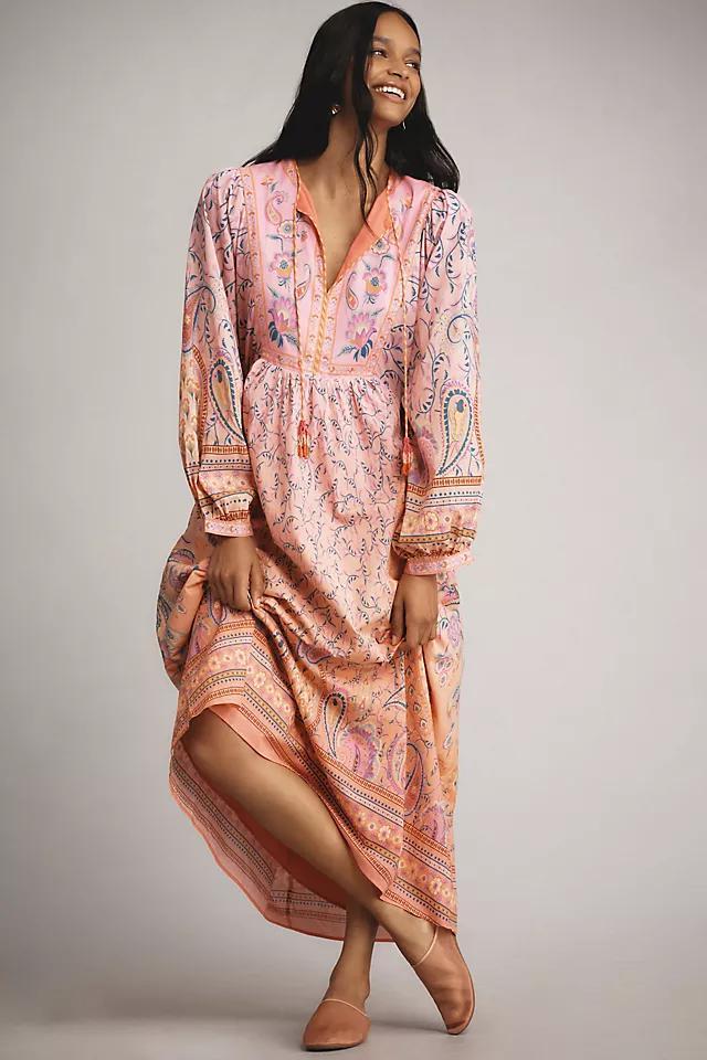 Farm Rio x Anthropologie Long-Sleeve Printed Maxi Dress Product Image