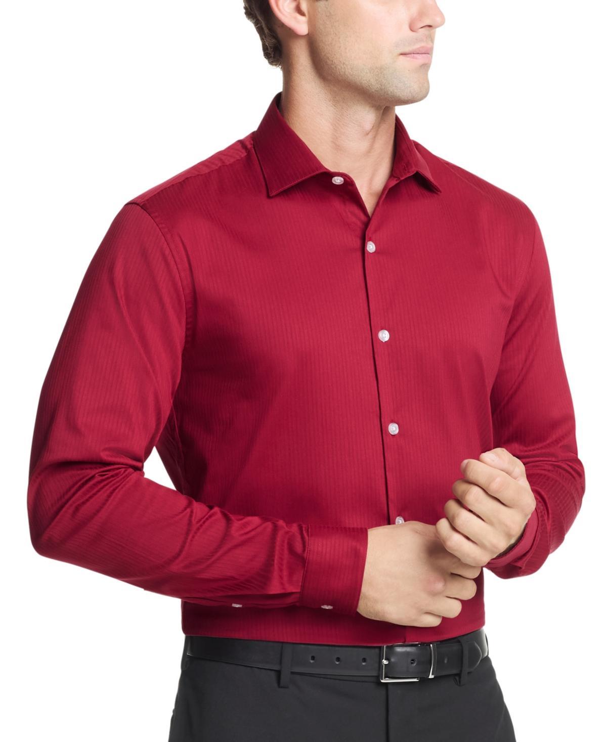 Kenneth Cole Reaction Mens Slim-Fit Flex Stretch Dress Shirt Product Image