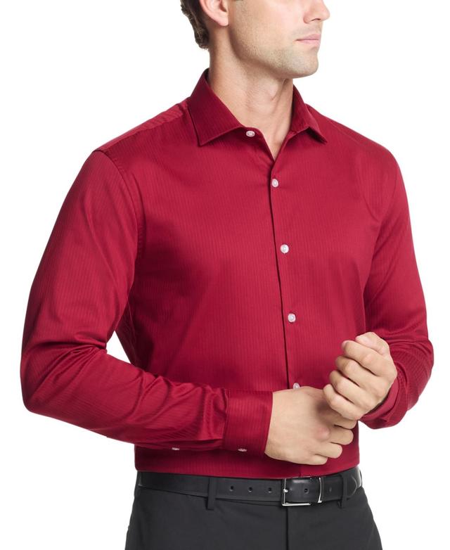 Kenneth Cole Reaction Mens Slim-Fit Flex Stretch Dress Shirt Product Image