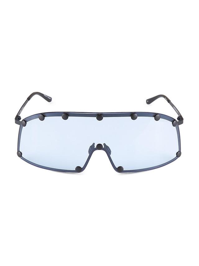 Mens Shield 80MM Rectangular Sunglasses Product Image