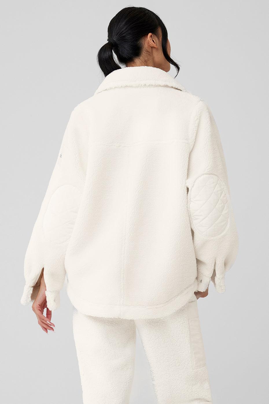 Sherpa Edge Shacket - Ivory Product Image