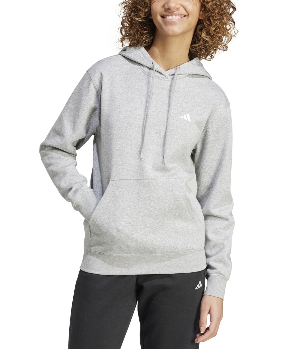 adidas Womens Logo Feel Cozy Fleece Hoodie Product Image