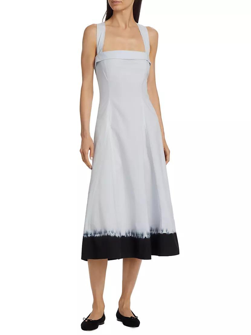 Edie Tie-Dye Sleeveless Midi-Dress Product Image