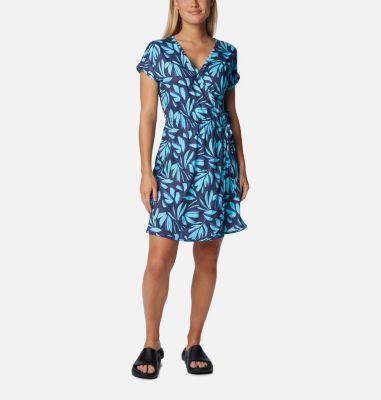 Womens Columbia Chill River Wrap Print Mini Dress Product Image