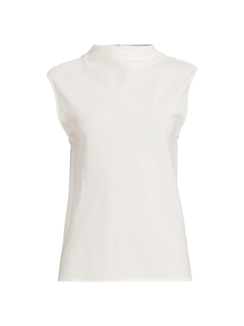 Womens Augusta Mock Turtleneck Sleeveless Top Product Image