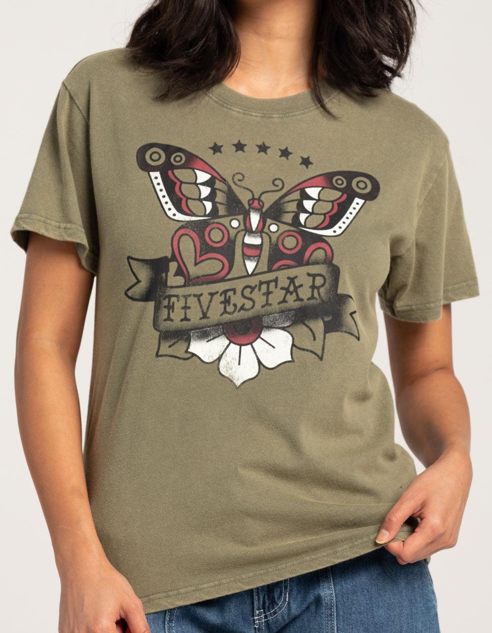 FIVESTAR GENERAL CO. Butterfly Womens Boyfriend Tee Product Image