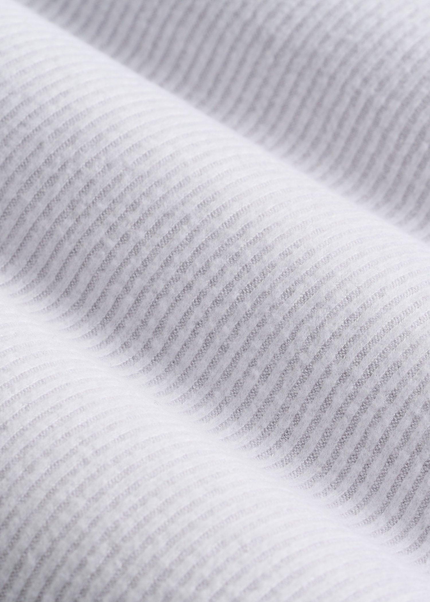 Ribbed Henley Top for Tall Women in Cloud White Product Image