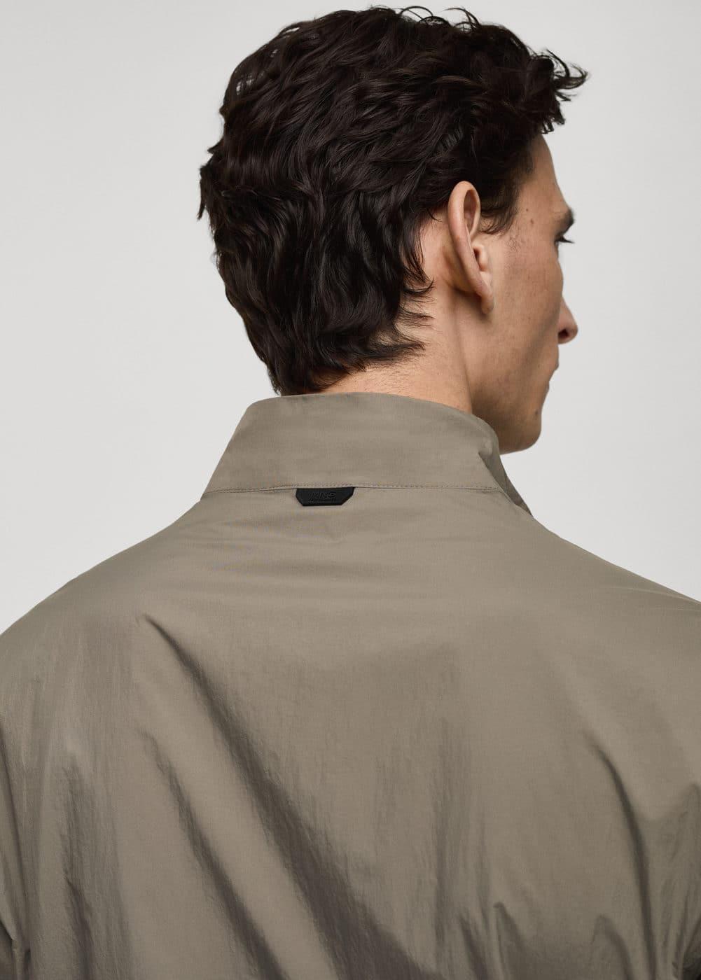 MANGO MAN - Chaqueta bomber repelente al agua khakiMen Product Image