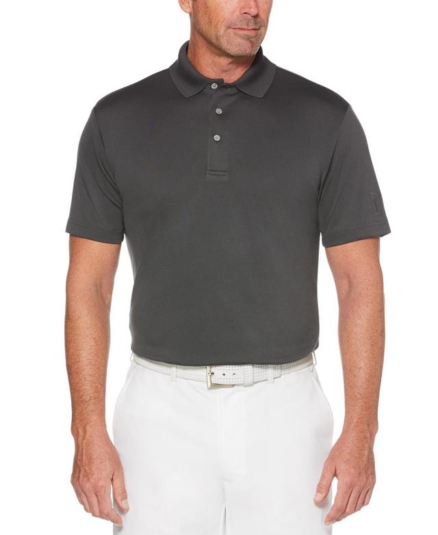 Pga Tour Mens Airflux Solid Mesh Short Sleeve Golf Polo Shirt Product Image