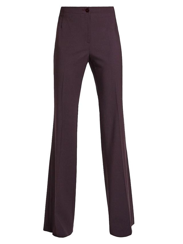 Womens Isabelle High-Waisted Flared Pants Product Image