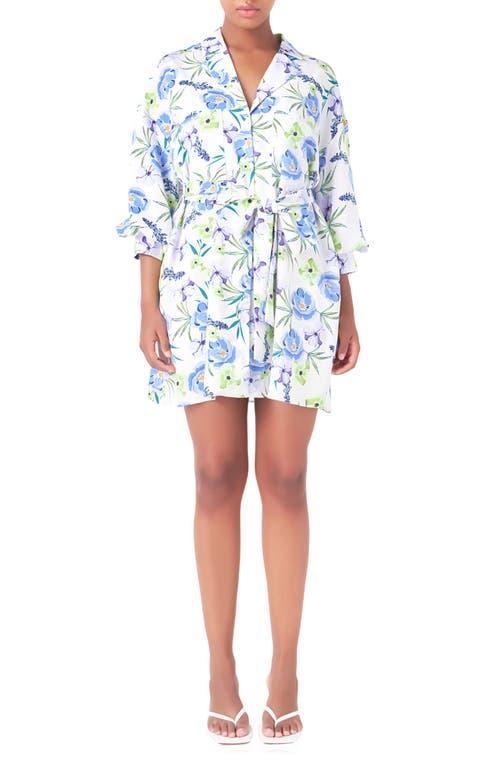 Endless Rose Floral Mini Shirtdress Product Image