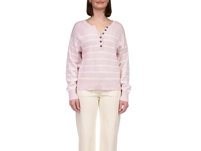 Sanctuary Casual and Chill Sweater (Light Suglite Stripe) Women's Clothing Product Image