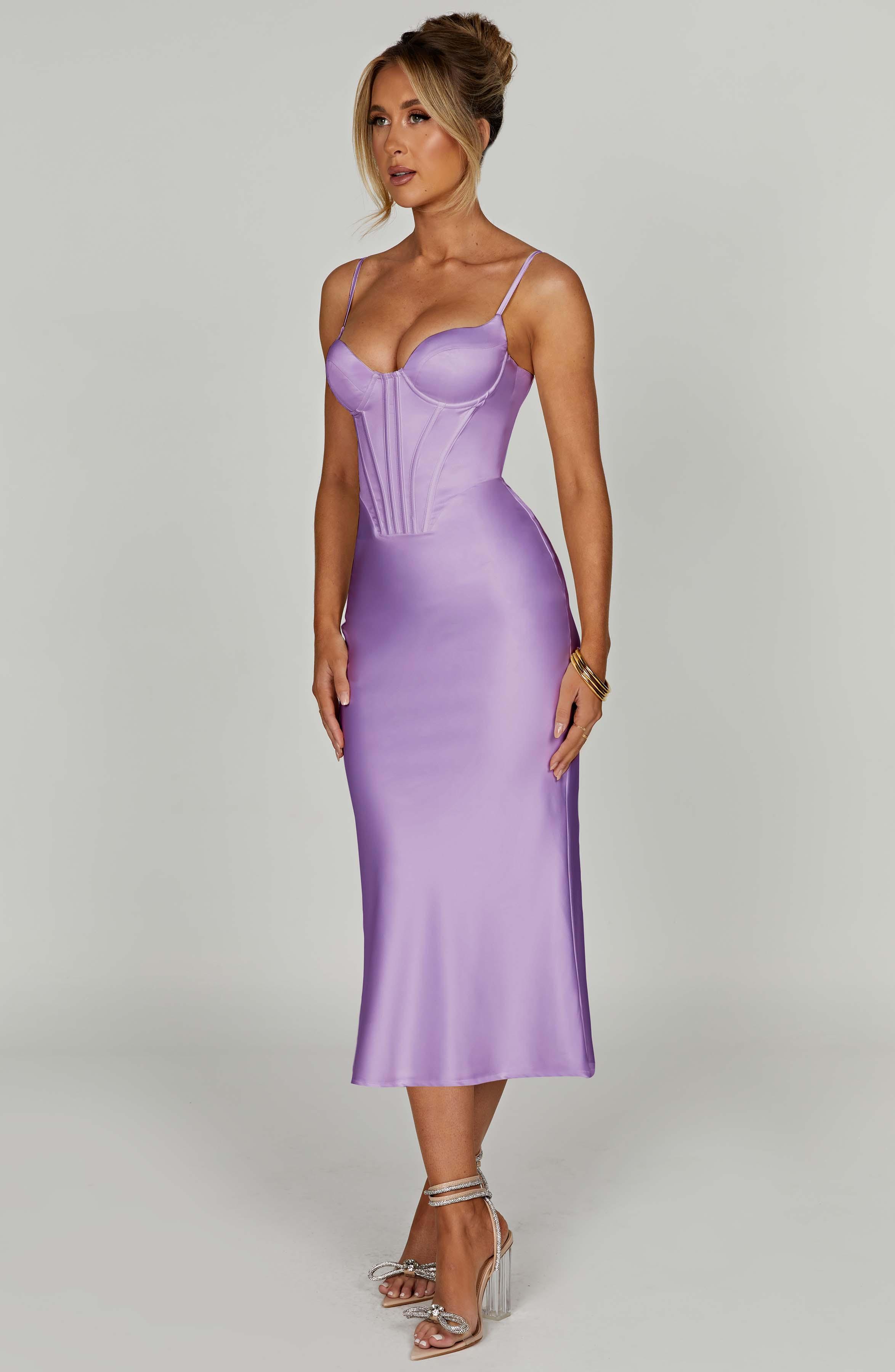 Farrah Midi Dress - Purple Product Image