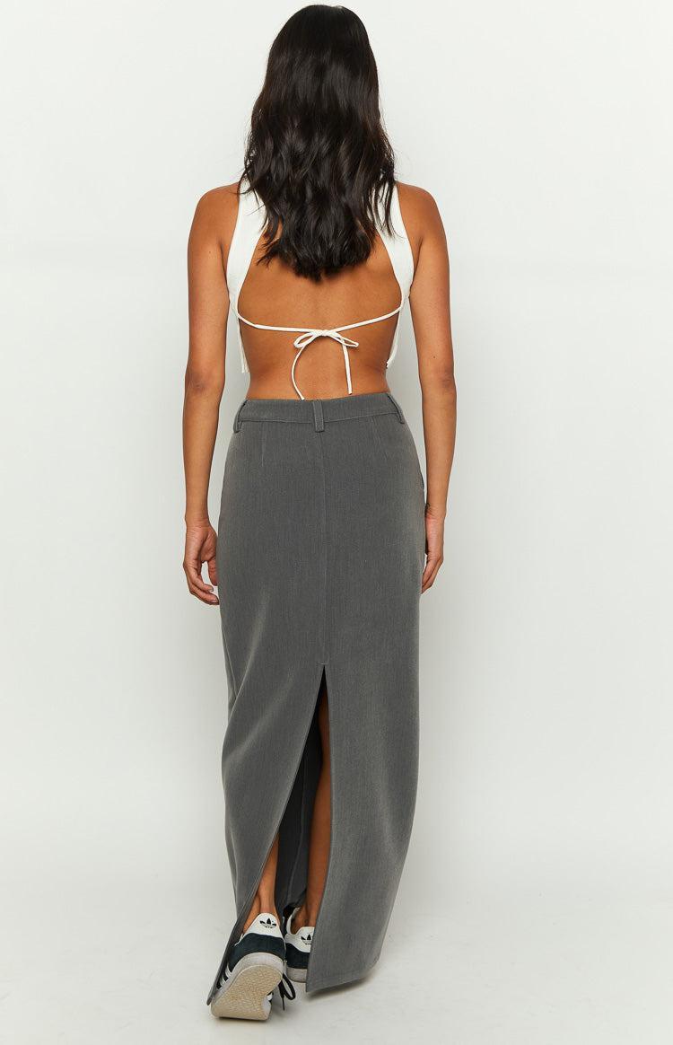 Banksi Grey Maxi Skirt Product Image