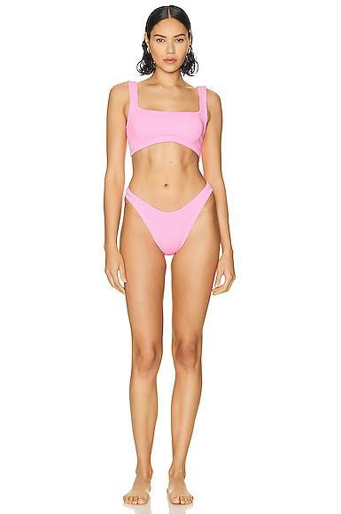 Hunza G Xandra Swimsuit in Pink Product Image