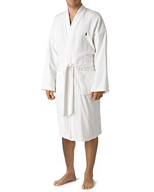 Polo Ralph Lauren Mens Sleepwear Soft Cotton Kimono Velour Robe Product Image