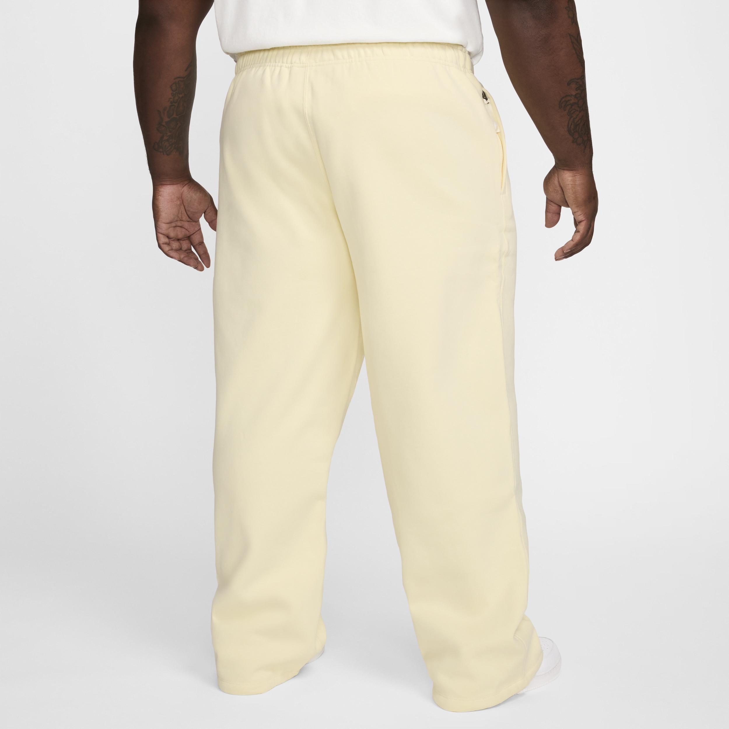 Nike Men's Solo Swoosh Open-Hem Fleece Pants Product Image