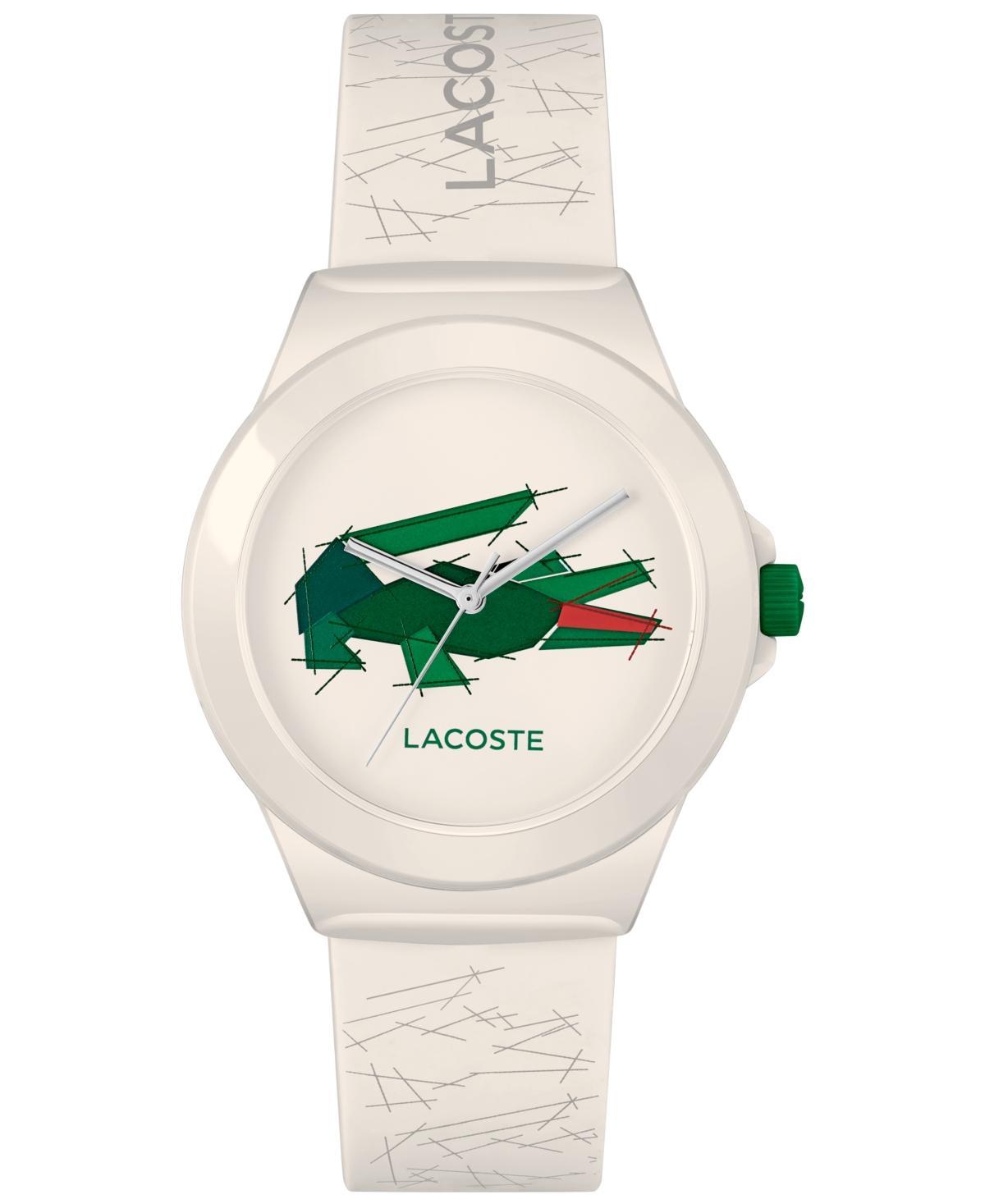 Lacoste Womens Neocroc White Silicone Strap Watch 38mm - White Product Image