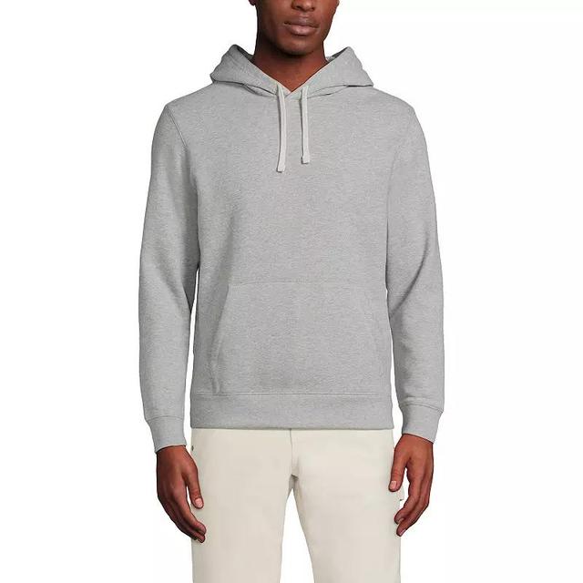 Big & Tall Lands End Serious Sweats Pullover Hoodie, Mens Gray Grey Product Image