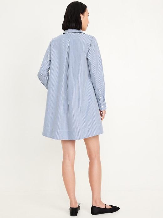 Loose Mini Shirt Dress Product Image