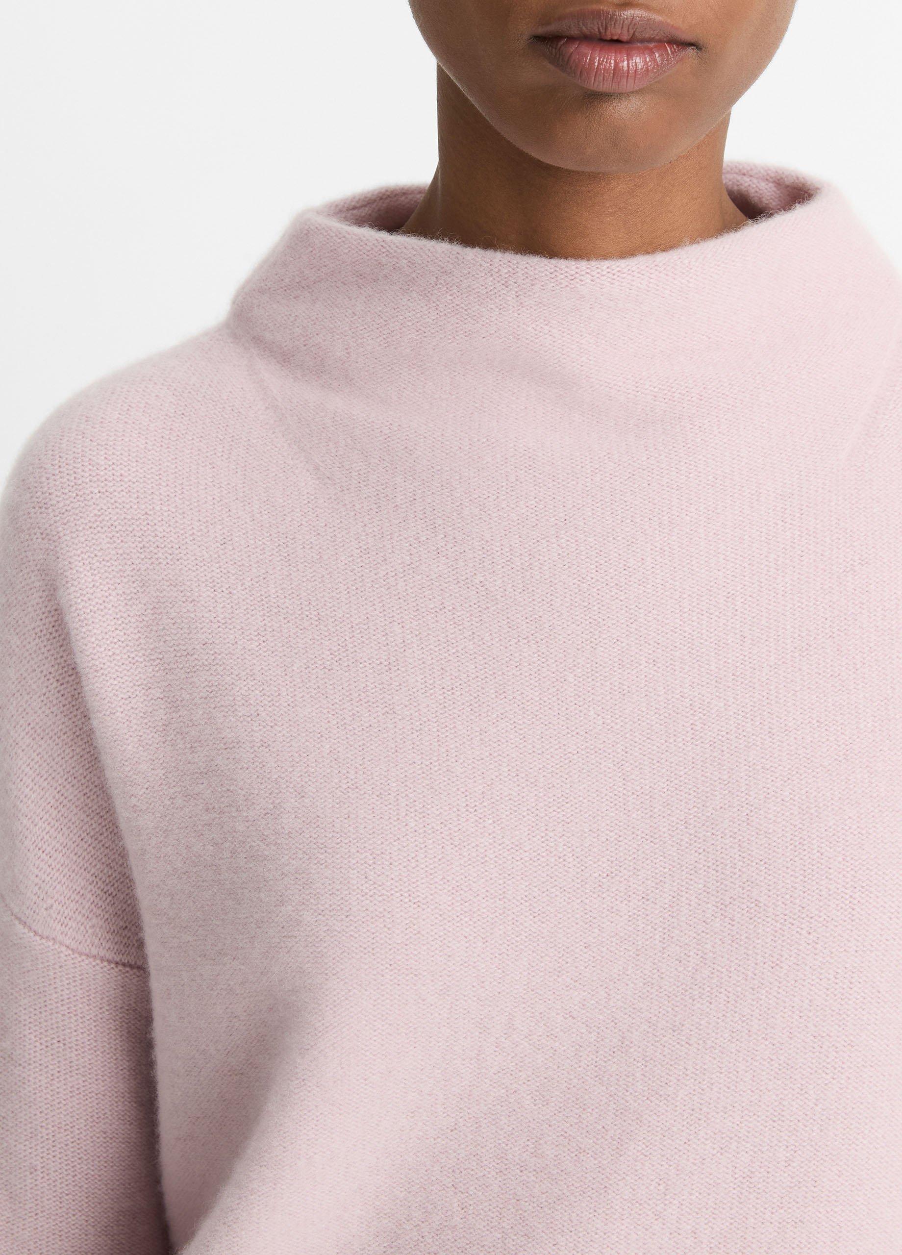 Plush Cashmere Funnel Neck Sweater Product Image