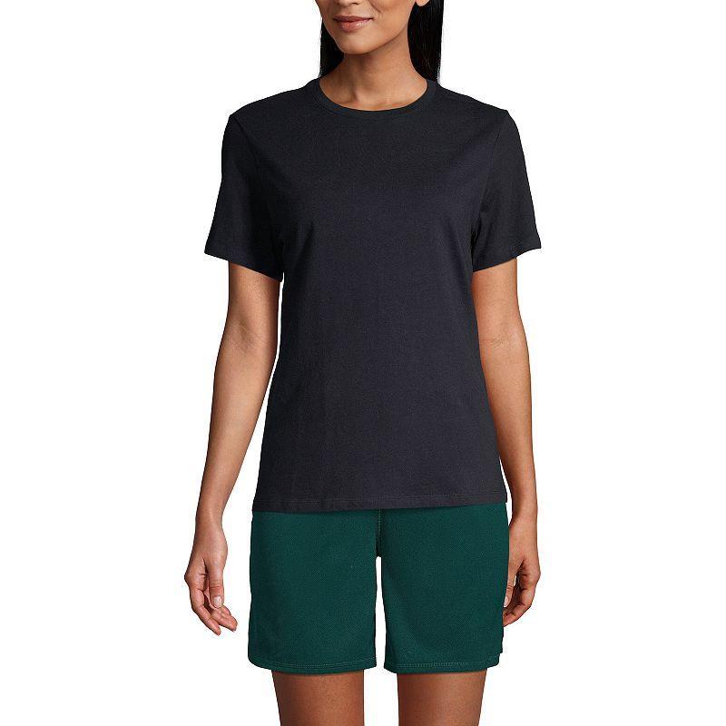 Womens Lands End Short Sleeve Essential Tee Product Image