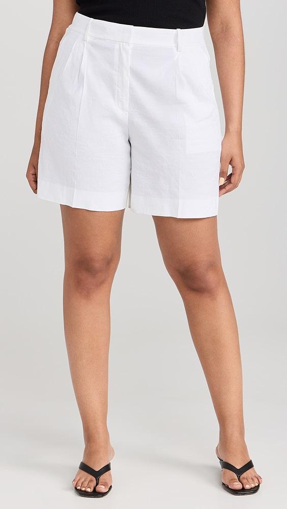 Theory Double Pleated Shorts | Shopbop Product Image