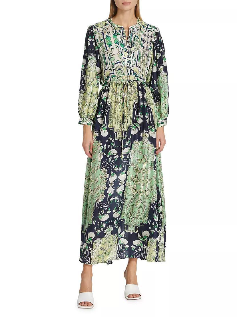 Bariloche Etal Floral Silk Maxi Dress Product Image